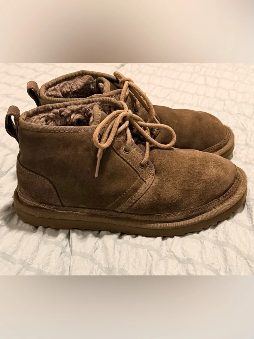 UGG Neumel Chukka Boot - Burnt Olive Suede, Womens Size 8 (1094269)